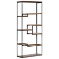 vidaXL Bücherregal 80x30x180 cm Altholz Massiv