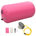 vidaXL, vidaXL Aufblasbare Gymnastik-Rolle mit Pumpe 120x75 cm PVC Rosa