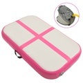 vidaXL Aufblasbare Gymnastikmatte mit Pumpe 60x100x10 cm PVC Rosa