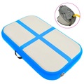 vidaXL Aufblasbare Gymnastikmatte mit Pumpe 60x100x10 cm PVC Blau