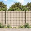 vidaXL Garten-Sichtschutz 4 Stk. PVC 35x0,19 m Creme