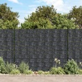 vidaXL Garten-Sichtschutz 4 Stk. PVC 35x0,19 m Grau