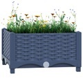 vidaXL Hochbeet 40x40x23 cm Polypropylen