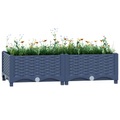 vidaXL Hochbeet 80x40x23 cm Polypropylen