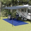 vidaXL Zeltteppich 250x550 cm Blau