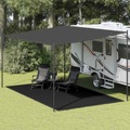 vidaXL Zeltteppich 300x500 cm Schwarz