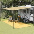 vidaXL Zeltteppich 250x550 cm Beige