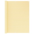 vidaXL Balkon-Sichtschutz Beige 120x300 cm HDPE