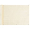 vidaXL Balkon Sichtschutz Creme 75x500 cm HDPE
