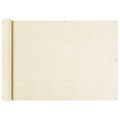 vidaXL Balkon Sichtschutz Creme 75x500 cm HDPE