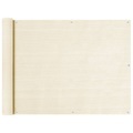 vidaXL Balkon Sichtschutz Creme 90x600 cm HDPE