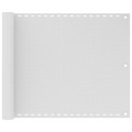 vidaXL Balkon-Sichtschutz Weiß 75x300 cm HDPE