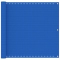 vidaXL Balkon-Sichtschutz Blau 90x300 cm HDPE