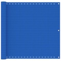 vidaXL Balkon-Sichtschutz Blau 90x600 cm HDPE