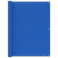 vidaXL Balkon-Sichtschutz Blau 120x500 cm HDPE