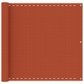 vidaXL Balkon-Sichtschutz Orange 90x500 cm HDPE