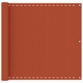 vidaXL Balkon-Sichtschutz Orange 90x500 cm HDPE