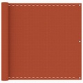 vidaXL Balkon-Sichtschutz Orange 90x600 cm HDPE