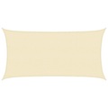 vidaXL Sonnensegel 160 g/m² Creme 2,5x5 m HDPE