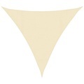 vidaXL Sonnensegel 160 g/m² Creme 4,5x4,5x4,5 m HDPE