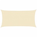 vidaXL Sonnensegel 160 g/m² Creme 2x3,5 m HDPE