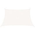 vidaXL Sonnensegel 160 g/m² Weiß 3/4x2 m HDPE