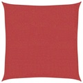 vidaXL Sonnensegel 160 g/m² Rot 2x2 m HDPE