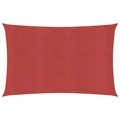 vidaXL Sonnensegel 160 g/m² Rot 2,5x4,5 m HDPE