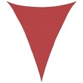 vidaXL Sonnensegel 160 g/m² Rot 5x6x6 m HDPE