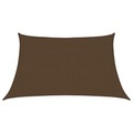 vidaXL Sonnensegel 160 g/m² Braun 3/4x2 m HDPE