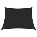 vidaXL Sonnensegel 160 g/m² Schwarz 4/5x3 m HDPE