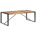 vidaXL Esstisch 220x100x75 cm Massivholz