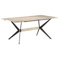 vidaXL Esstisch 180x90x76 cm Massivholz Mango