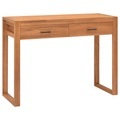 vidaXL Schreibtisch mit 2 Schubladen 100x40x75 cm Recyceltes Teak