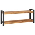 vidaXL Sitzbank 120 cm Massivholz Teak