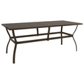 vidaXL, vidaXL Gartentisch Braun 190x80x72 cm Stahl