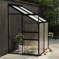 vidaXL, vidaXL Gewächshaus Anthrazit Aluminium 2,7 m³