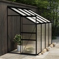 vidaXL, vidaXL Gewächshaus Anthrazit Aluminium 5,24 m³