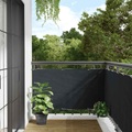 vidaXL Balkon-Sichtschutz Anthrazit 75x500 cm Oxford-Gewebe