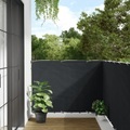 vidaXL Balkon-Sichtschutz Anthrazit 120x400 cm Oxford-Gewebe