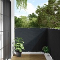 vidaXL Balkon-Sichtschutz Anthrazit 120x500 cm Oxford-Gewebe