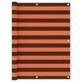 vidaXL Balkon-Sichtschutz Orange und Braun 120x300 cm Oxford-Gewebe