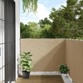 vidaXL Balkon-Sichtschutz Beige 120x300 cm Oxford-Gewebe