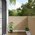 vidaXL Balkon-Sichtschutz Beige 120x600 cm Oxford-Gewebe