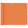 vidaXL Balkon-Sichtschutz Orange 75x300 cm Oxford-Gewebe