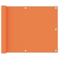 vidaXL, vidaXL Balkon-Sichtschutz Orange 75x600 cm Oxford-Gewebe