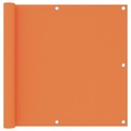vidaXL Balkon-Sichtschutz Orange 90x500 cm Oxford-Gewebe