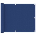 vidaXL Balkon-Sichtschutz Blau 75x600 cm Oxford-Gewebe