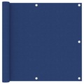 vidaXL Balkon-Sichtschutz Blau 90x600 cm Oxford-Gewebe