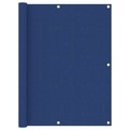 vidaXL Balkon-Sichtschutz Blau 120x400 cm Oxford-Gewebe